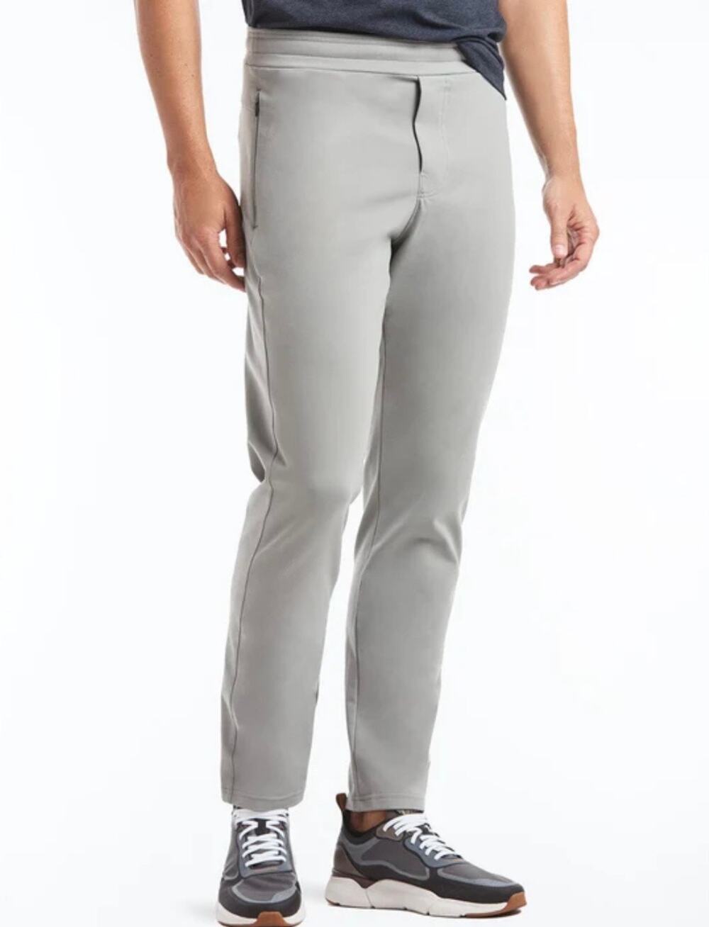 Public Rec Gamechanger Jogger Men’s 30x32 Fog Gray Stretch Travel Pants